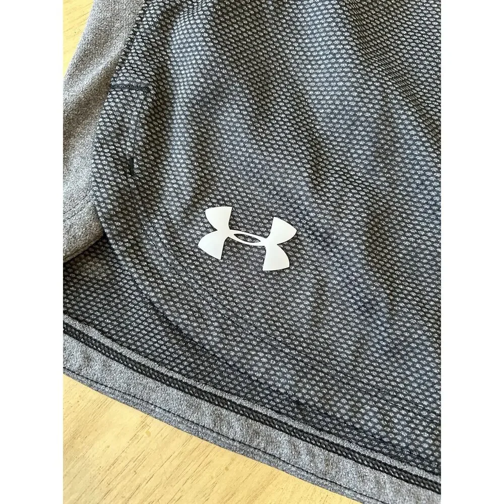 Mens Under Armour Training Shorts - Black Gray - Perfect Condition - Mens XL
